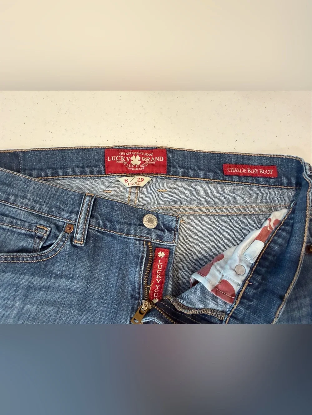 Lucky Brand Sweet Boot Jeans 8/29 Medium Wash